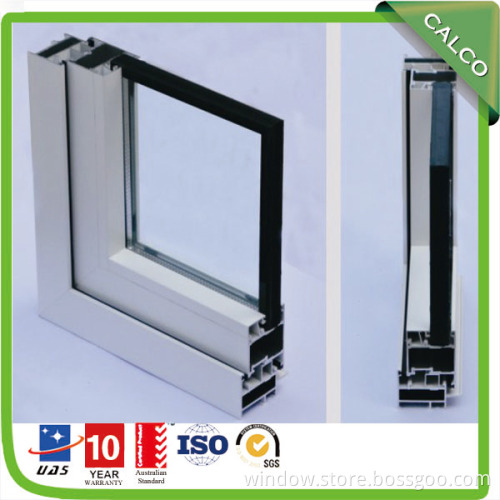 Aluminum glass glazed window and door system